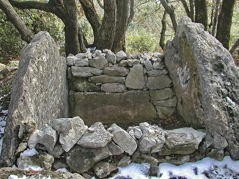 Foto di Dolmen di Riens - This illustration was made by (User:Royonx) and re - © Creative Commons (https://creativecommons.org/licenses/by-sa/4.0/deed.fr)
