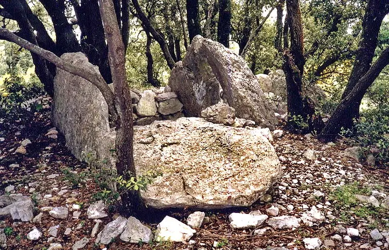 Foto de Dolmen de Riens - This illustration was made by (User:Royonx) and re - © Creative Commons (https://creativecommons.org/licenses/by-sa/4.0/deed.fr)