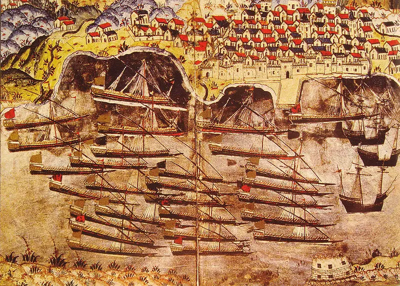Foto di Forte del Grosse-Tour, dice anche Royal Tour - Matrakçı Nasuh (1480–1564) DescriptionOttoman math - © Creative Commons (https://creativecommons.org/licenses/by-sa/4.0/deed.fr)
