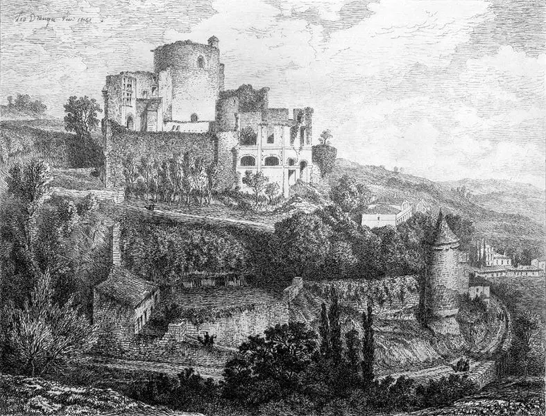 Foto de Restos del castillo - Léo Drouyn (1816-1896) - © Creative Commons (https://creativecommons.org/licenses/by-sa/4.0/deed.fr)