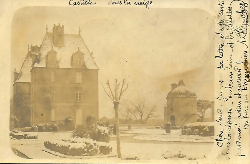 Foto von Castillon Castle - Sous licence Creative Commons (https://creativecommons.org/licenses/by-sa/4.0/deed.fr) - Par William Ellison - © Creative Commons (https://creativecommons.org/licenses/by-sa/4.0/deed.fr)
