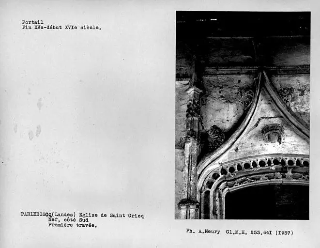 Foto de Iglesia de Saint-Crricq - POP Plateforme Ouverte du Patrimoine / Base Mérimée - © Ministère de la Culture (France), Médiathèque du patrimoine et de la photographie, Centre de recherches sur les Monuments historiques (CRMH), diffusion GrandPalaisRmn Photo