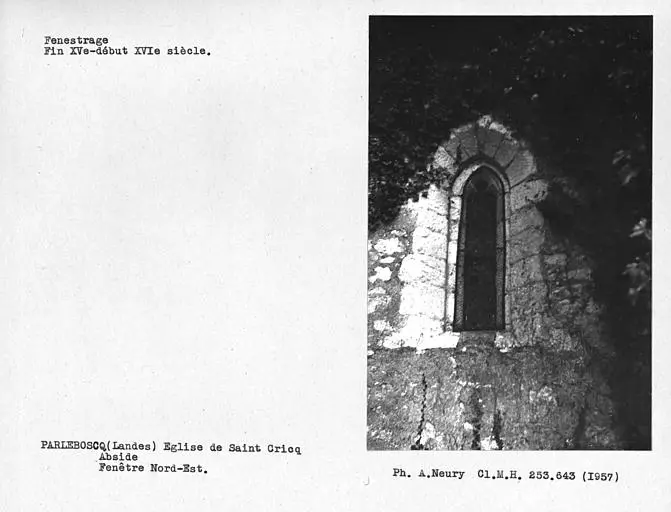 Foto de Iglesia de Saint-Crricq - POP Plateforme Ouverte du Patrimoine / Base Mérimée - © Ministère de la Culture (France), Médiathèque du patrimoine et de la photographie, Centre de recherches sur les Monuments historiques (CRMH), diffusion GrandPalaisRmn Photo