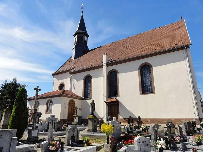 Foto von Katholische Kirche von Saint-Ulrich - © Ralph Hammann - Wikimedia Commons - © Creative Commons (https://creativecommons.org/licenses/by-sa/4.0/deed.fr)