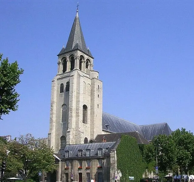 Foto von Saint-Germain-Des-Prés-Kirche - HowardMorland - © Creative Commons (https://creativecommons.org/licenses/by-sa/4.0/deed.fr)