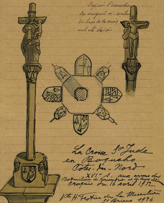 Picture of Cross Saint-Yves - POP Plateforme Ouverte du Patrimoine / Base Mérimée - © Ministère de la Culture (France), Médiathèque du patrimoine et de la photographie, tous droits réservés
