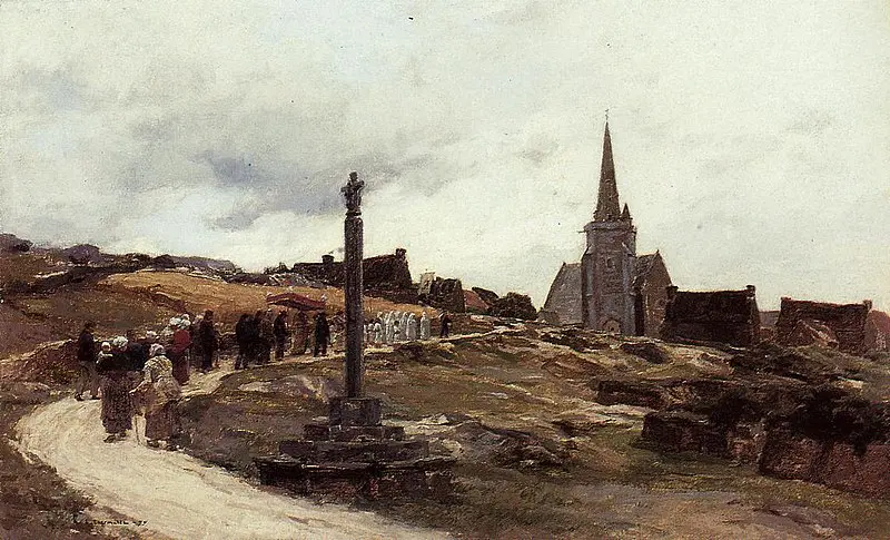 Picture of Chapel of Notre-Dame de la clarity - Léon Augustin Lhermitte (1844–1925) Alternative na - © Creative Commons (https://creativecommons.org/licenses/by-sa/4.0/deed.fr)