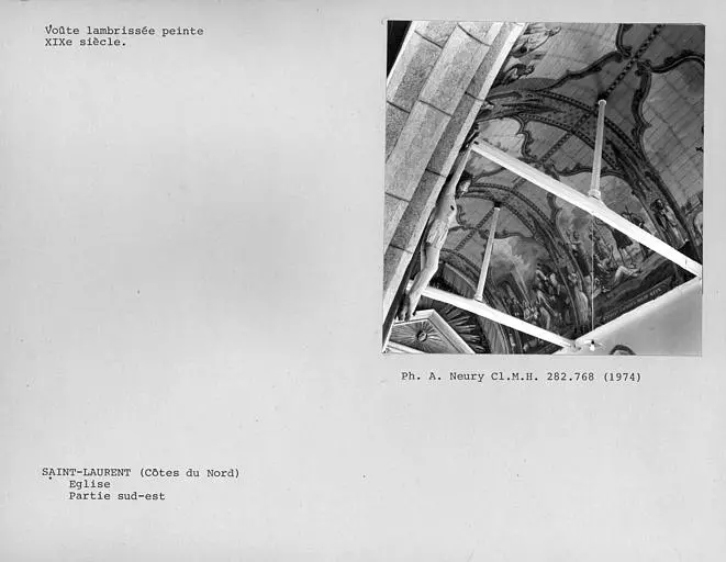 Foto di Chiesa di Saint-Laurent - POP Plateforme Ouverte du Patrimoine / Base Mérimée - © Ministère de la Culture (France), Médiathèque du patrimoine et de la photographie, Centre de recherches sur les Monuments historiques (CRMH), diffusion GrandPalaisRmn Photo