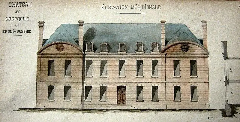 Foto de Castillo de Lezergué - Joseph Bigot (1807-1894) - © Creative Commons (https://creativecommons.org/licenses/by-sa/4.0/deed.fr)