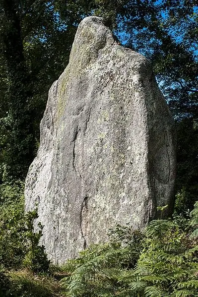 Foto de Primer Menhir de Kerscaven - Christian Duprez - © Creative Commons (https://creativecommons.org/licenses/by-sa/4.0/deed.fr)