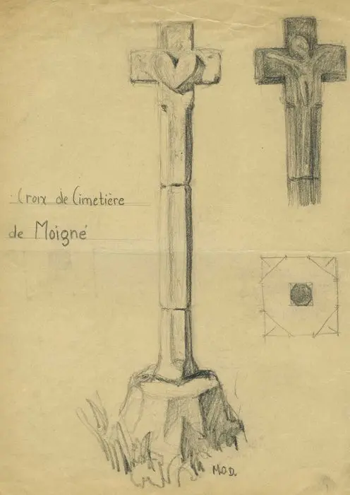 Foto di Croce del XVI secolo - POP Plateforme Ouverte du Patrimoine / Base Mérimée - © Ministère de la Culture (France), Médiathèque du patrimoine et de la photographie, tous droits réservés