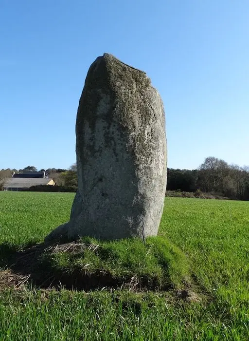 Foto de Kerlagade menhir - POP Plateforme Ouverte du Patrimoine / Base Mérimée - © Ministère de la Culture (France), Association Paysages de Mégalithes – Tous droits réservés