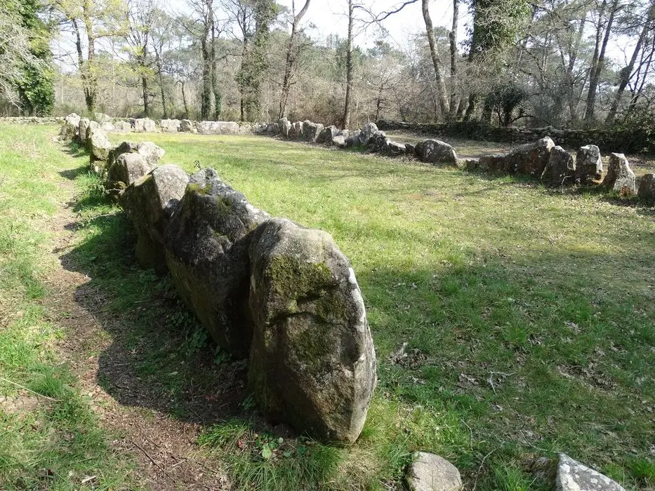 Foto di Tumulus afferma che manio, quadrilatero e menhir di manio - POP Plateforme Ouverte du Patrimoine / Base Mérimée - © Ministère de la Culture (France), Association Paysages de Mégalithes – Tous droits réservés