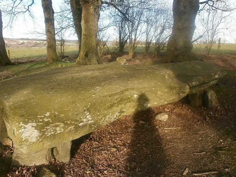 Foto von Tumulus mit Dolmen - Tsaag Valren - © Creative Commons (https://creativecommons.org/licenses/by-sa/4.0/deed.fr)