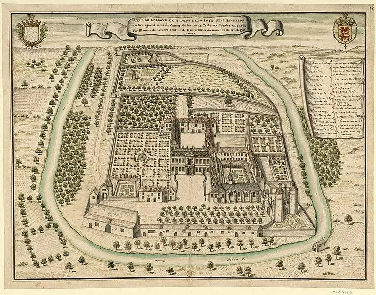 Foto von Ehemalige Abtei der Freude - Louis Boudan (fl. 1687–1709) Descriptiondessinateu - © Creative Commons (https://creativecommons.org/licenses/by-sa/4.0/deed.fr)