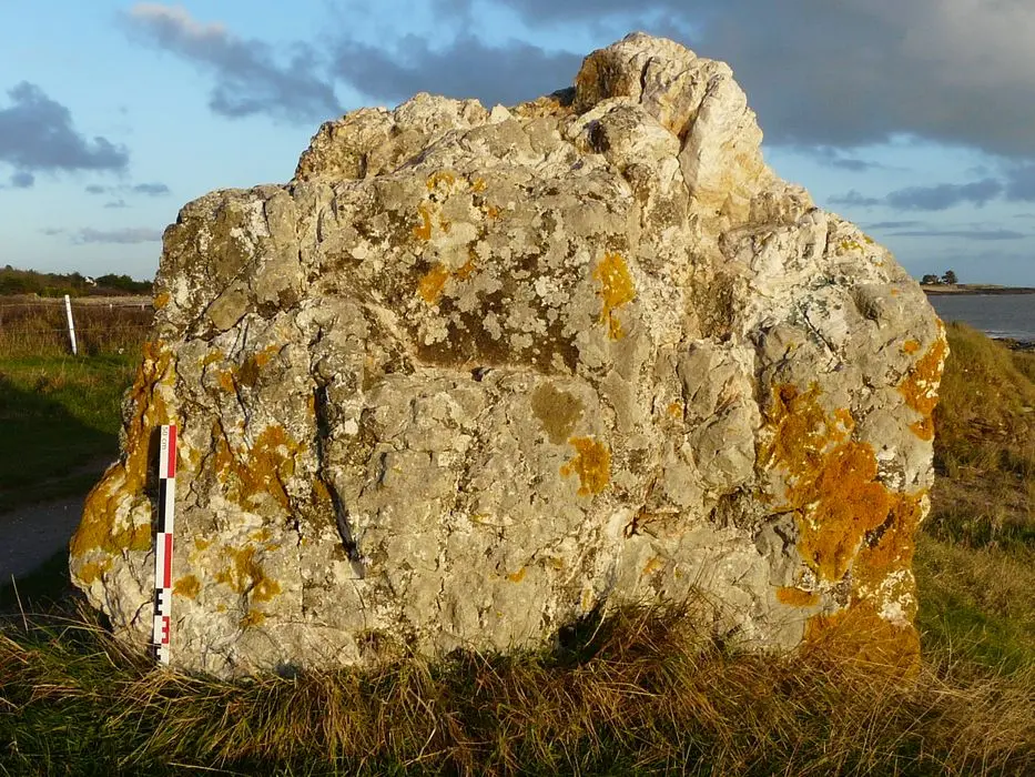 Foto von Menhir sagt kercambre gelb - POP Plateforme Ouverte du Patrimoine / Base Mérimée - © Ministère de la Culture (France), Association Paysages de Mégalithes – Tous droits réservés