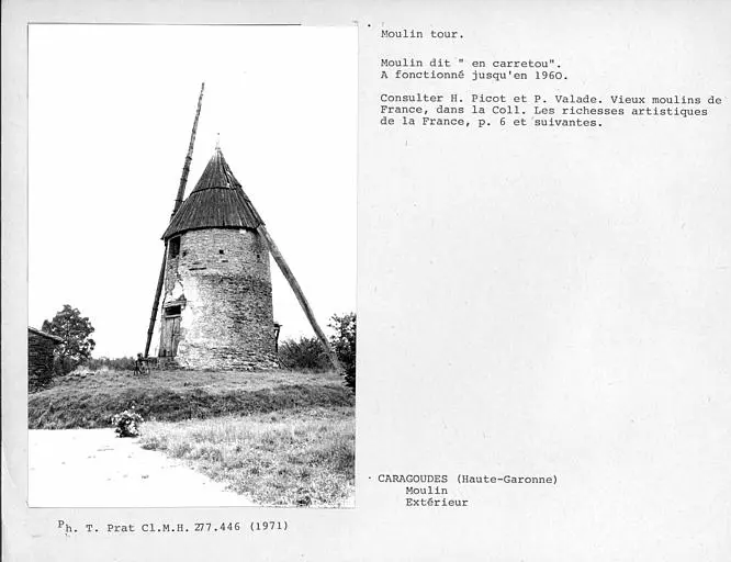 Foto von Windmühle - POP Plateforme Ouverte du Patrimoine / Base Mérimée - © Ministère de la Culture (France), Médiathèque du patrimoine et de la photographie, Centre de recherches sur les Monuments historiques (CRMH), diffusion GrandPalaisRmn Photo