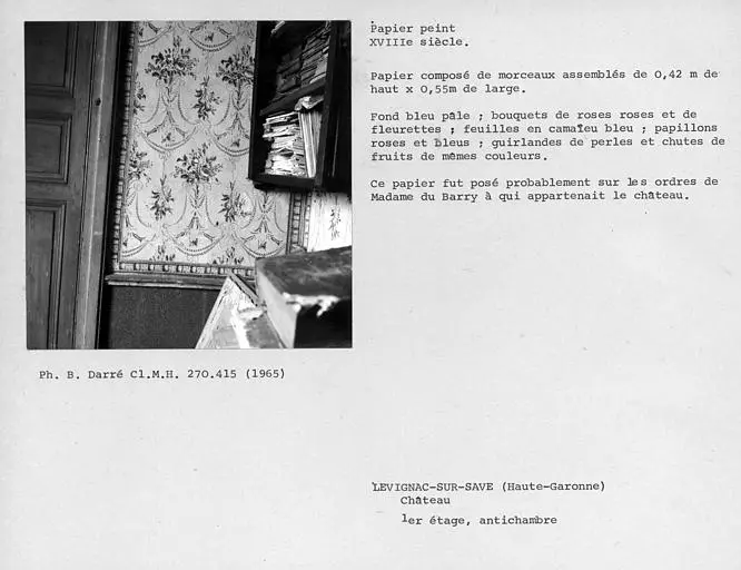 Picture of House called Barry House - POP Plateforme Ouverte du Patrimoine / Base Mérimée - © Ministère de la Culture (France), Médiathèque du patrimoine et de la photographie, Centre de recherches sur les Monuments historiques (CRMH), diffusion GrandPalaisRmn Photo