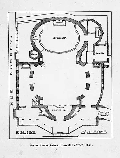 Picture of Former chapel of the Bleus penitents, currently Saint-Jérôme church - POP Plateforme Ouverte du Patrimoine / Base Mérimée - © Ministère de la Culture (France), Médiathèque du patrimoine et de la photographie, diffusion GrandPalaisRmn Photo
