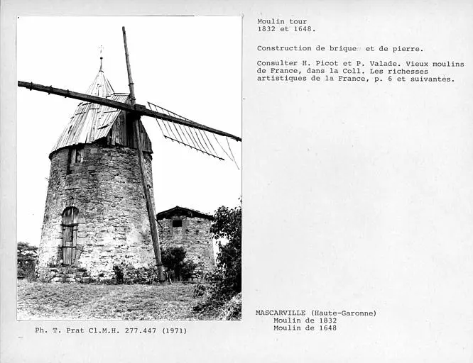 Foto de Windmill, dijo en Carretou - POP Plateforme Ouverte du Patrimoine / Base Mérimée - © Ministère de la Culture (France), Médiathèque du patrimoine et de la photographie, Centre de recherches sur les Monuments historiques (CRMH), diffusion GrandPalaisRmn Photo