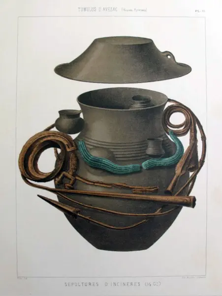 Foto de Túmulo - Ed. Piette, J. Sacaze et J. Pilloy - © Creative Commons (https://creativecommons.org/licenses/by-sa/4.0/deed.fr)