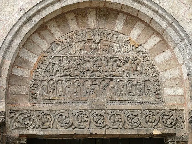 Foto von Porte Saint-Ours, die aus der Collegiate Church von Saint-Uur stammt - MOSSOT - © Creative Commons (https://creativecommons.org/licenses/by-sa/4.0/deed.fr)