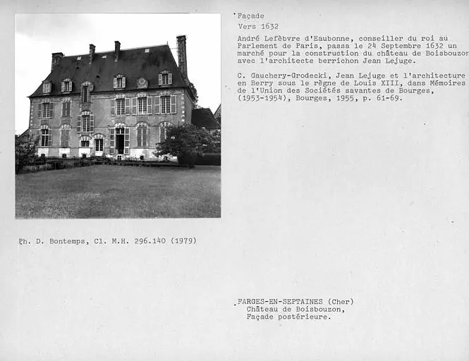 Foto de Castillo de Bois-Bouzon - POP Plateforme Ouverte du Patrimoine / Base Mérimée - © Ministère de la Culture (France), Médiathèque du patrimoine et de la photographie, Centre de recherches sur les Monuments historiques (CRMH), diffusion GrandPalaisRmn Photo