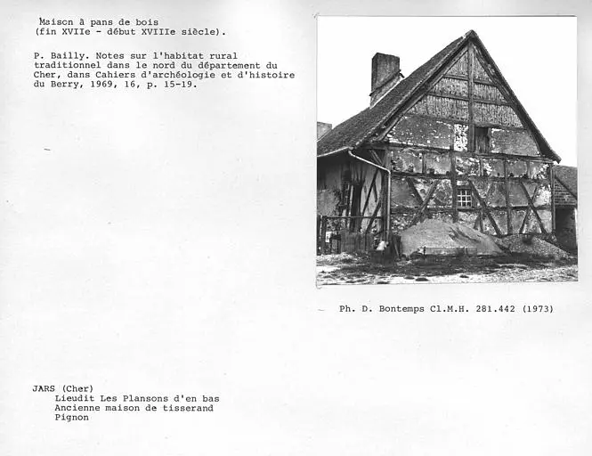 Foto von Ehemaliges Weberhaus - POP Plateforme Ouverte du Patrimoine / Base Mérimée - © Ministère de la Culture (France), Médiathèque du patrimoine et de la photographie, Centre de recherches sur les Monuments historiques (CRMH), diffusion GrandPalaisRmn Photo
