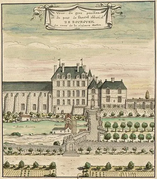 Foto de Abadía benedictina de Saint-Pierre de Bourgueil - Louis Boudan (fl. 1687–1709) Descriptiondessinateu - © Creative Commons (https://creativecommons.org/licenses/by-sa/4.0/deed.fr)