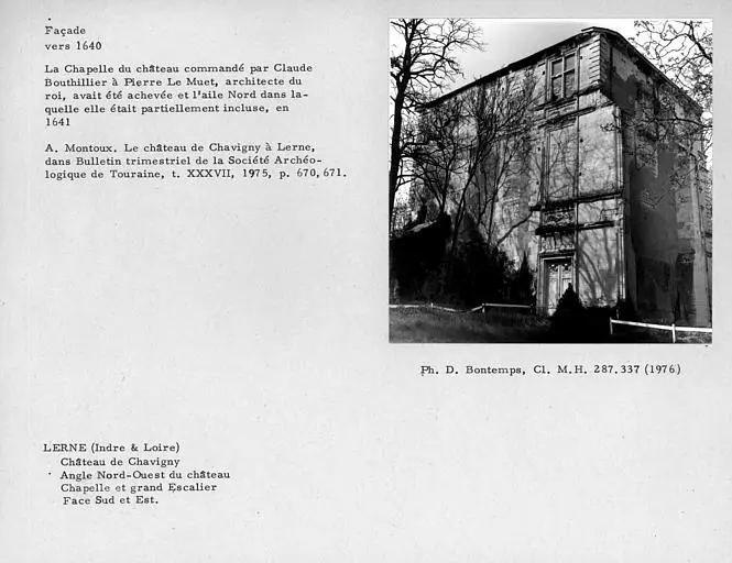 Foto von Chavigny Castle - POP Plateforme Ouverte du Patrimoine / Base Mérimée - © Ministère de la Culture (France), Médiathèque du patrimoine et de la photographie, Centre de recherches sur les Monuments historiques (CRMH), diffusion GrandPalaisRmn Photo