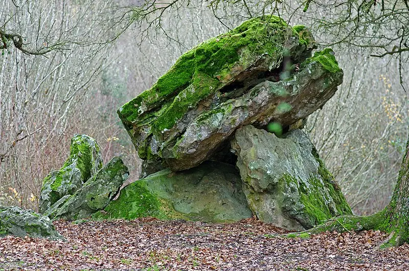 Foto von Dolmen sagt Pierre Chaude - Daniel Jolivet - © Creative Commons (https://creativecommons.org/licenses/by-sa/4.0/deed.fr)
