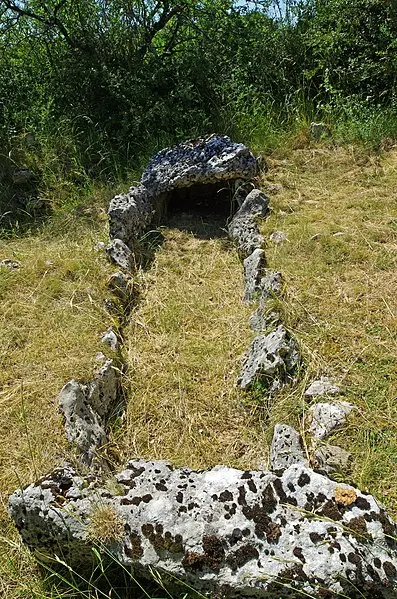 Foto de Parcela que contiene tumuli y dos menhirs - Daniel Jolivet - © Creative Commons (https://creativecommons.org/licenses/by-sa/4.0/deed.fr)