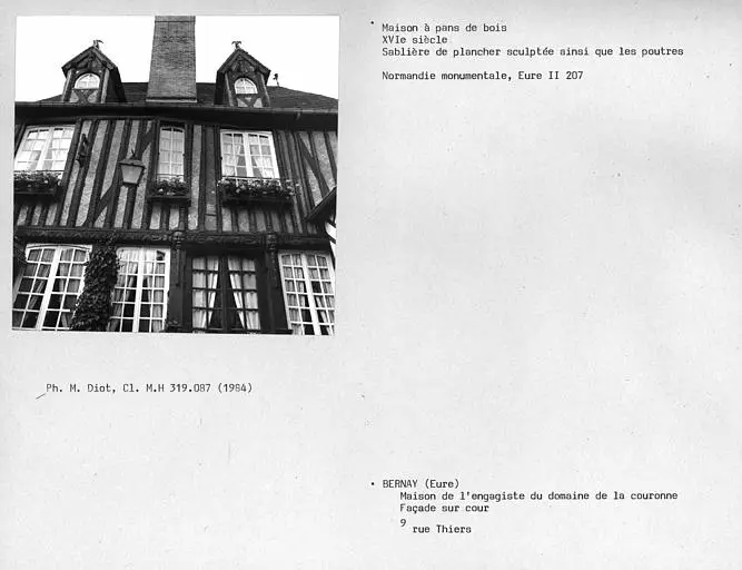 Foto di Casa - POP Plateforme Ouverte du Patrimoine / Base Mérimée - © Ministère de la Culture (France), Médiathèque du patrimoine et de la photographie, Centre de recherches sur les Monuments historiques (CRMH), diffusion GrandPalaisRmn Photo