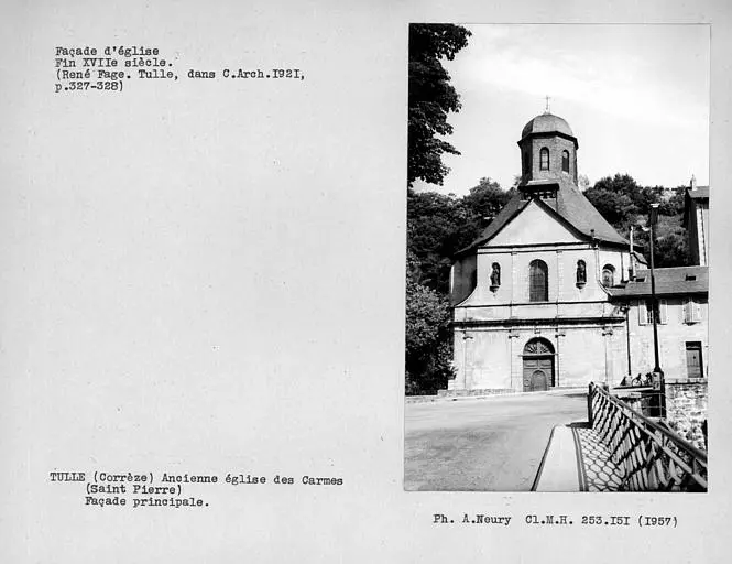 Foto von Ehemalige Saint-Pierre-Kirche oder alte Kirche der stumpfem Carmes - POP Plateforme Ouverte du Patrimoine / Base Mérimée - © Ministère de la Culture (France), Médiathèque du patrimoine et de la photographie, Centre de recherches sur les Monuments historiques (CRMH), diffusion GrandPalaisRmn Photo