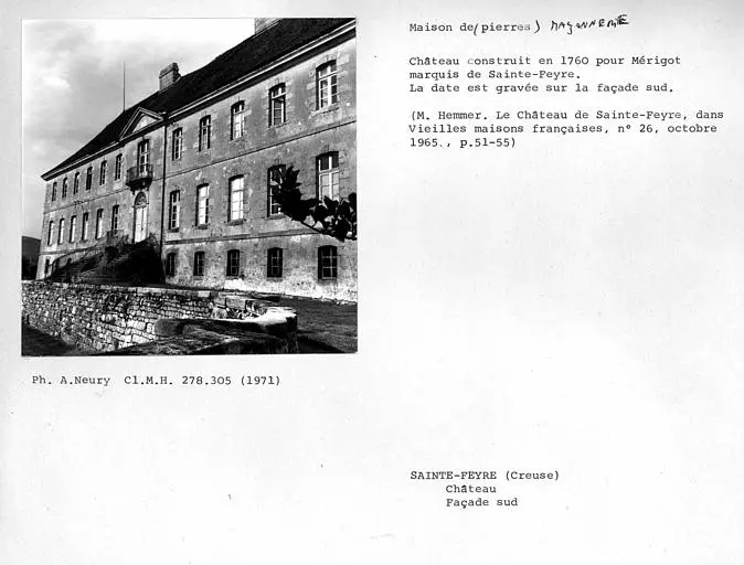 Foto von Schloss - POP Plateforme Ouverte du Patrimoine / Base Mérimée - © Ministère de la Culture (France), Médiathèque du patrimoine et de la photographie, Centre de recherches sur les Monuments historiques (CRMH), diffusion GrandPalaisRmn Photo