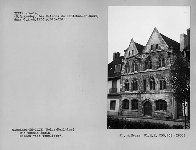 Foto de Casa conocida como Templars, actualmente Biochet-Brechot Museum - POP Plateforme Ouverte du Patrimoine / Base Mérimée - © Ministère de la Culture (France), Médiathèque du patrimoine et de la photographie, Centre de recherches sur les Monuments historiques (CRMH), diffusion GrandPalaisRmn Photo