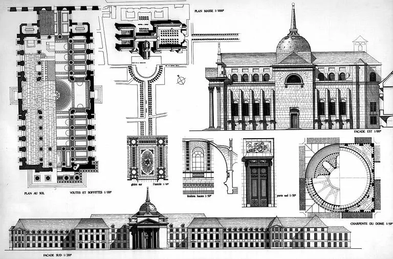 Foto di Chiesa di Sainte-Madeleine, antica chiesa dell'Hôtel Dieu - POP Plateforme Ouverte du Patrimoine / Base Mérimée - © Ministère de la Culture (France), Médiathèque du patrimoine et de la photographie, diffusion GrandPalaisRmn Photo