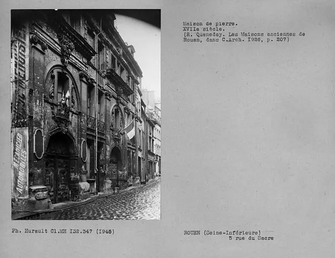 Foto von Ehemaliges Bésuel Hotel - POP Plateforme Ouverte du Patrimoine / Base Mérimée - © Ministère de la Culture (France), Médiathèque du patrimoine et de la photographie, Centre de recherches sur les Monuments historiques (CRMH), diffusion GrandPalaisRmn Photo