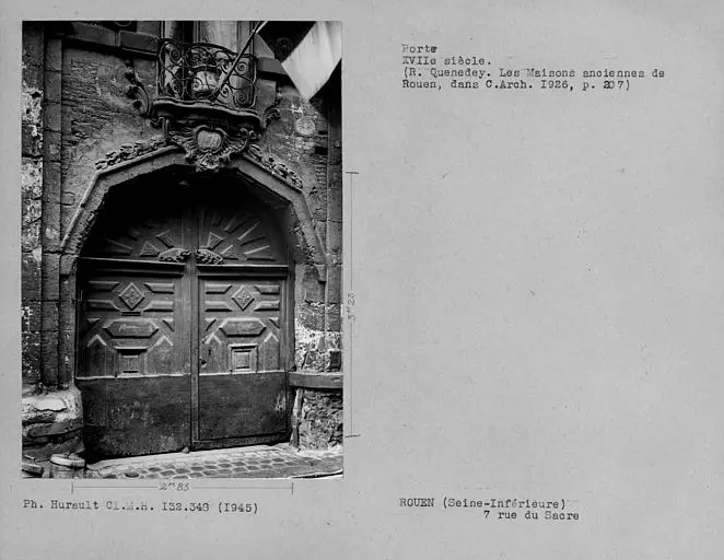 Foto von Ehemaliges Bésuel Hotel - POP Plateforme Ouverte du Patrimoine / Base Mérimée - © Ministère de la Culture (France), Médiathèque du patrimoine et de la photographie, Centre de recherches sur les Monuments historiques (CRMH), diffusion GrandPalaisRmn Photo