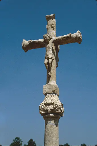 Foto de Cross of Chemin ubicada cerca del Pont Sur la Gourgeonne - POP Plateforme Ouverte du Patrimoine / Base Mérimée - © Monuments historiques