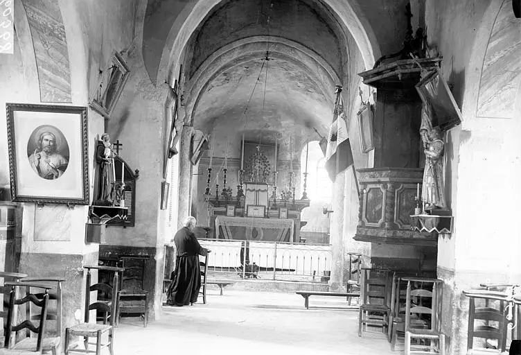 Foto von Kirche, derzeit protestantischer Tempel - POP Plateforme Ouverte du Patrimoine / Base Mérimée - © Ministère de la Culture (France), Médiathèque du patrimoine et de la photographie, diffusion RMN-GP