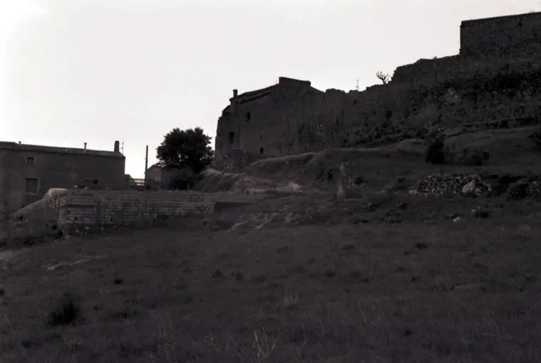 Foto von Überreste des Schlosses und befestigte Gehäuse - POP Plateforme Ouverte du Patrimoine / Base Mérimée - © Monuments historiques