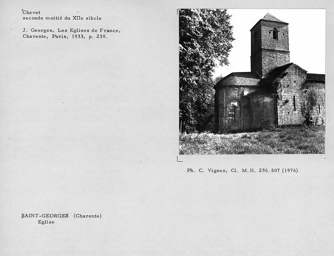 Foto von Saint-Georges Kirche - POP Plateforme Ouverte du Patrimoine / Base Mérimée - © Ministère de la Culture (France), Médiathèque du patrimoine et de la photographie, Centre de recherches sur les Monuments historiques (CRMH), diffusion GrandPalaisRmn Photo