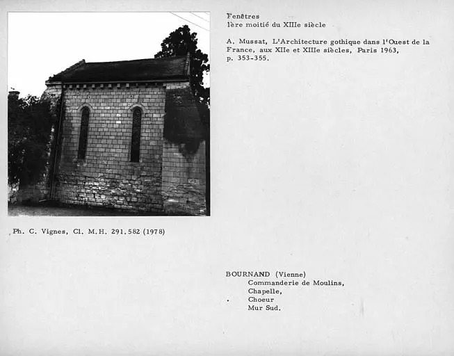 Foto de Ex comandante de los molinos - POP Plateforme Ouverte du Patrimoine / Base Mérimée - © Ministère de la Culture (France), Médiathèque du patrimoine et de la photographie, Centre de recherches sur les Monuments historiques (CRMH), diffusion GrandPalaisRmn Photo