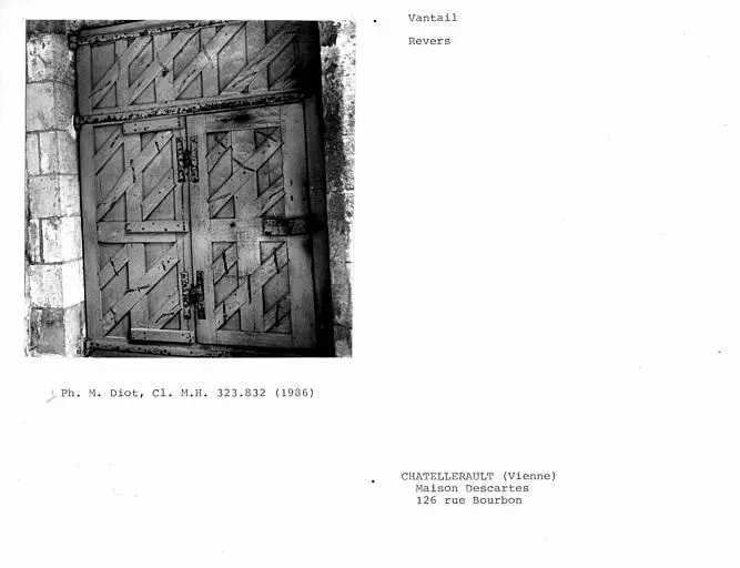 Picture of Descartes house - POP Plateforme Ouverte du Patrimoine / Base Mérimée - © Ministère de la Culture (France), Médiathèque du patrimoine et de la photographie, Centre de recherches sur les Monuments historiques (CRMH), diffusion GrandPalaisRmn Photo