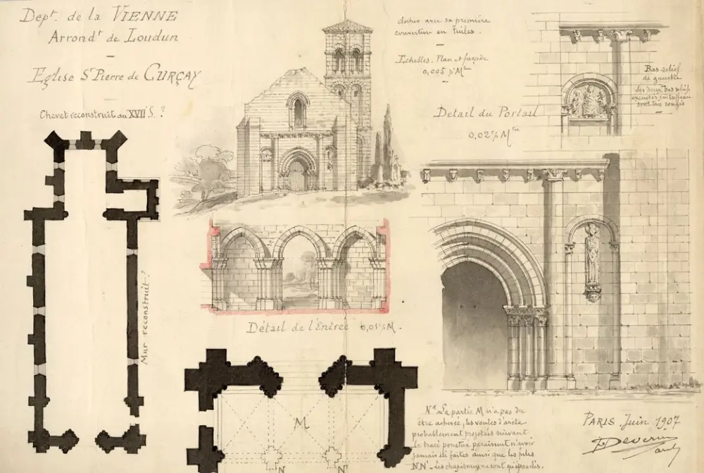 Picture of Remains of the Saint-Pierre church - POP Plateforme Ouverte du Patrimoine / Base Mérimée - © Ministère de la Culture (France), Médiathèque du patrimoine et de la photographie, tous droits réservés