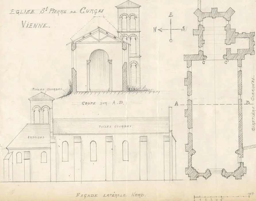 Picture of Remains of the Saint-Pierre church - POP Plateforme Ouverte du Patrimoine / Base Mérimée - © Ministère de la Culture (France), Médiathèque du patrimoine et de la photographie, tous droits réservés
