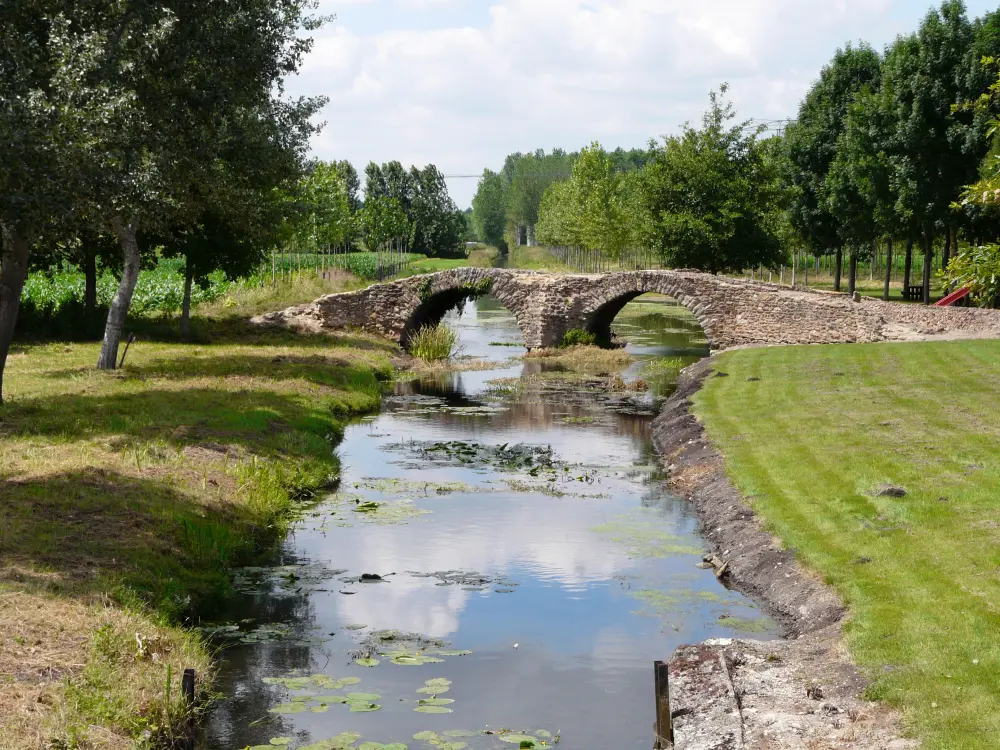 Foto de Puente Gallo-Roman llamado Puente Queen-Blanche - Sous licence Creative Commons (https://creativecommons.org/licenses/by-sa/4.0/deed.fr) - Par Père Igor - © Creative Commons (https://creativecommons.org/licenses/by-sa/4.0/deed.fr)