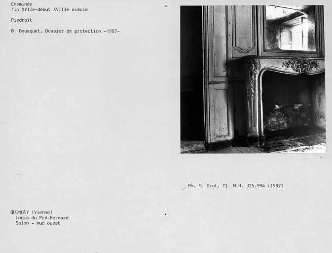 Foto di Logis du Pré-Bernard - POP Plateforme Ouverte du Patrimoine / Base Mérimée - © Ministère de la Culture (France), Médiathèque du patrimoine et de la photographie, Centre de recherches sur les Monuments historiques (CRMH), diffusion GrandPalaisRmn Photo
