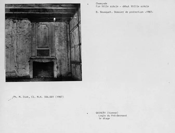 Foto di Logis du Pré-Bernard - POP Plateforme Ouverte du Patrimoine / Base Mérimée - © Ministère de la Culture (France), Médiathèque du patrimoine et de la photographie, Centre de recherches sur les Monuments historiques (CRMH), diffusion GrandPalaisRmn Photo